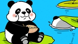 【创意手绘】熊猫过立夏