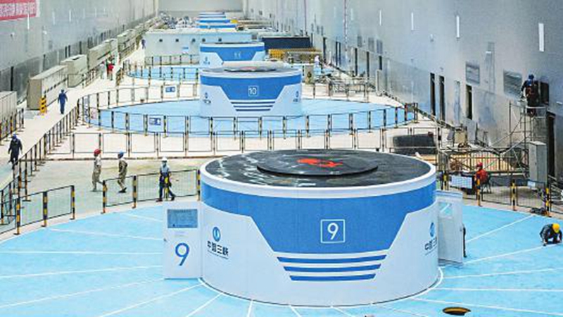 白鹤滩水电站16台百万千瓦机组全部安装完成